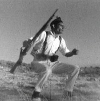 Miliciano abatido